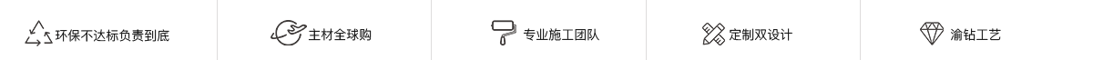 環(huán)保不達(dá)標(biāo)全額退款，主材全球購，渝鉆工藝，定制雙設(shè)計(jì)，國際定制